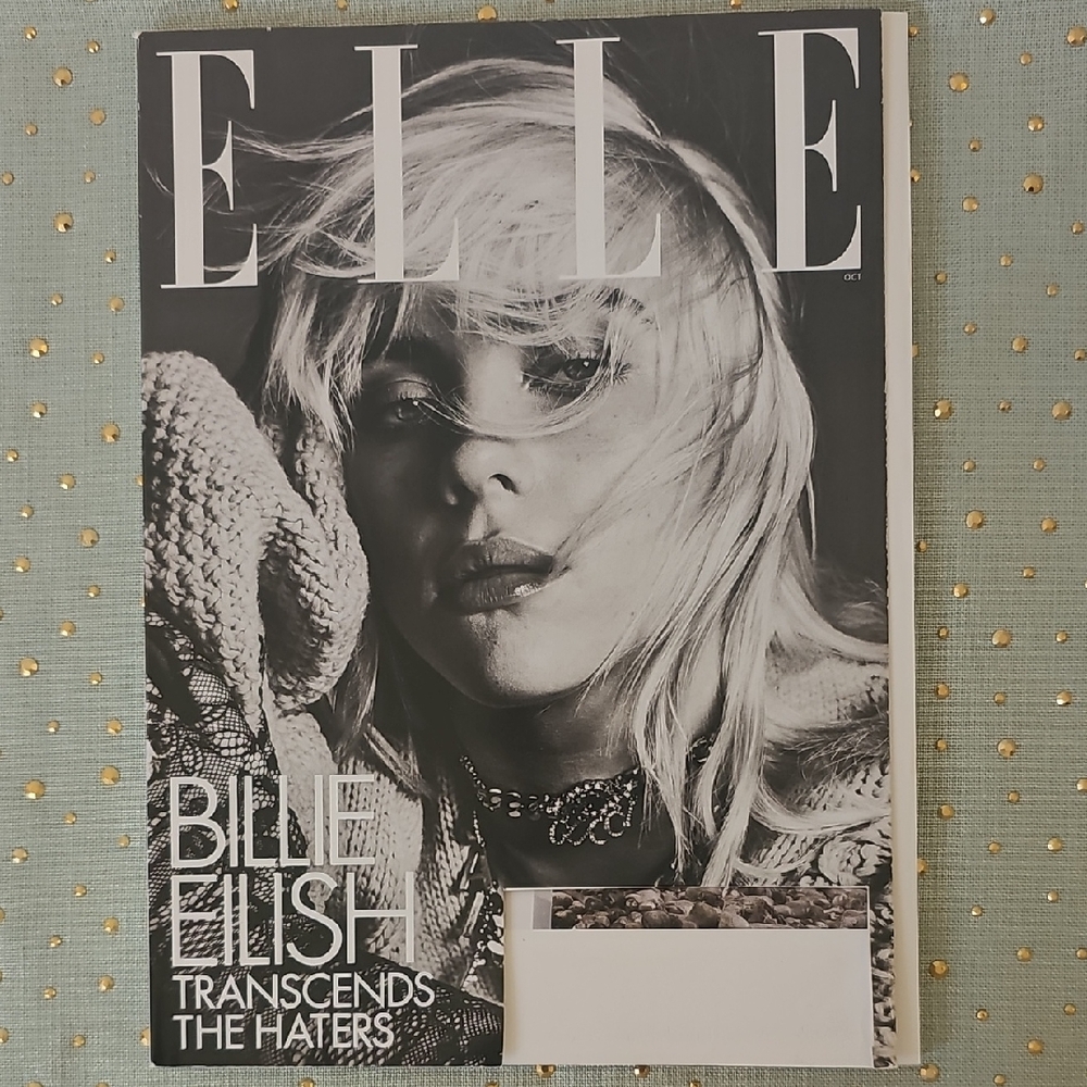 Elle Magazine October 2021 Billie Eilish